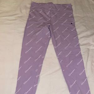 Purple champion leggings
